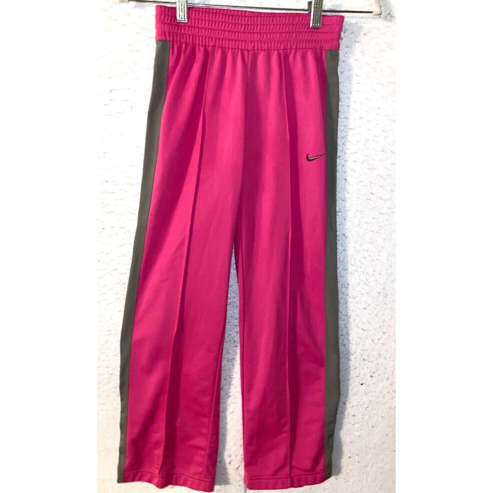 Nike Dri-Fit Pants Girls Neon Bright Pink Therma Training Youth Size M